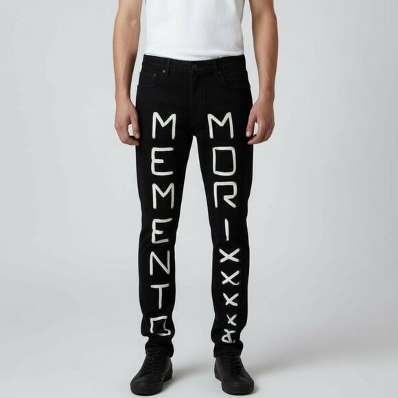 Authentic Gucci Black Memento Mori Jeans - Picture 3 of 12